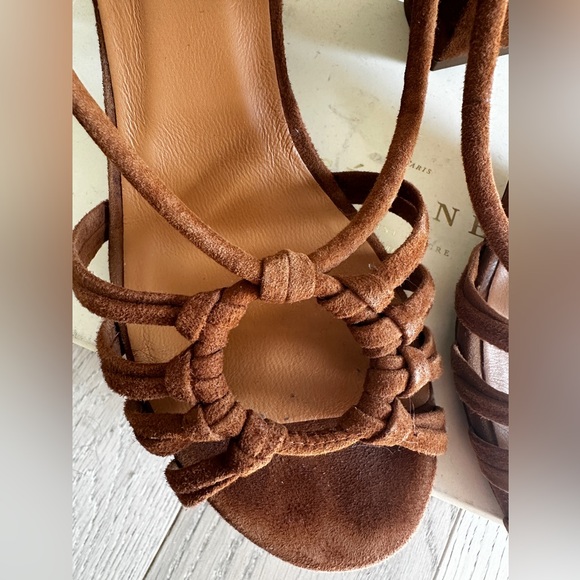 Sézane Gloria Sandals in Camel size 7/38 - Picture 8 of 16